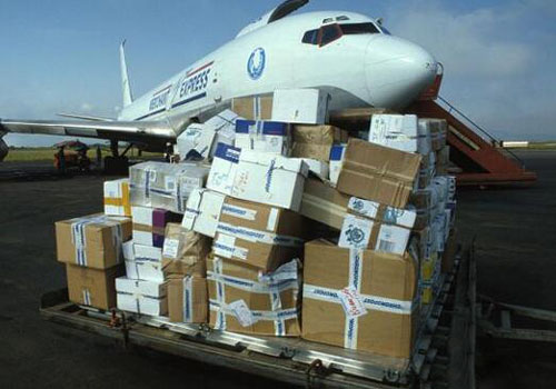 进口货物到达机场送达监管区